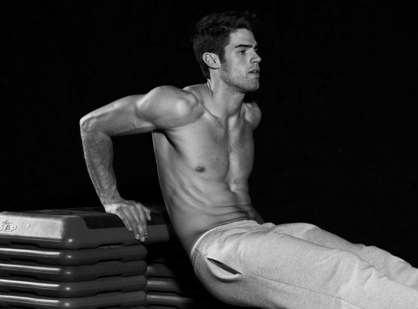 Male model Chad White for DETAILS magazine The Body